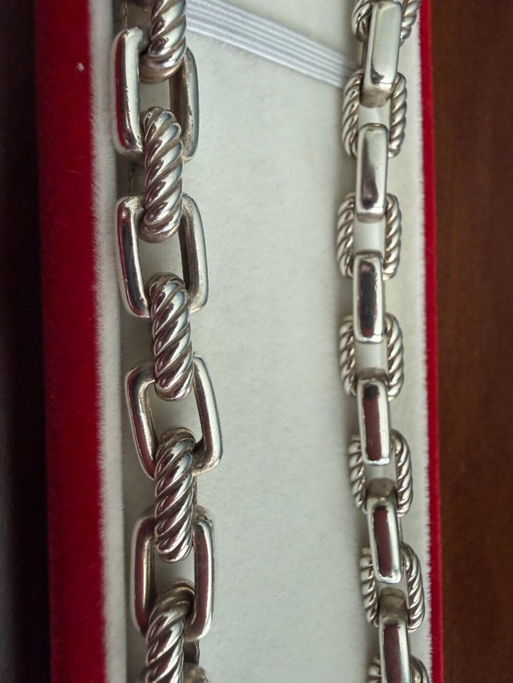 22" 9.8mm 925 Sterling Silver Men's Box Chain Necklace